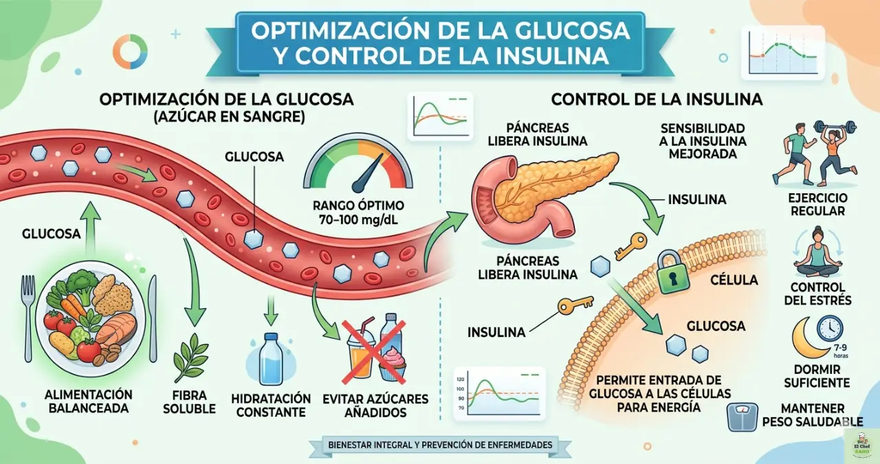 bajar glucosa y controlar insulina