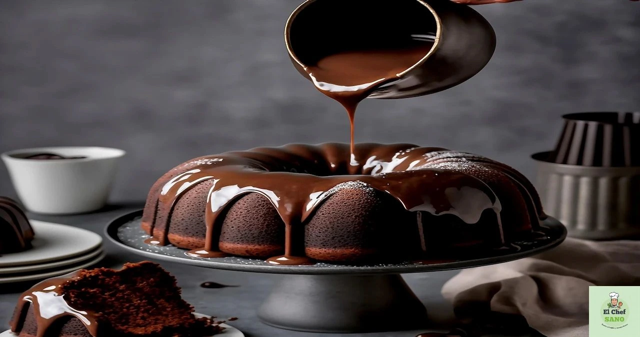 bizcocho de chocolate sin azúcar