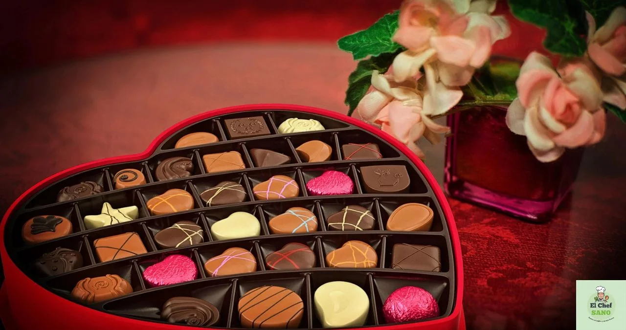 caja de bombones corazón