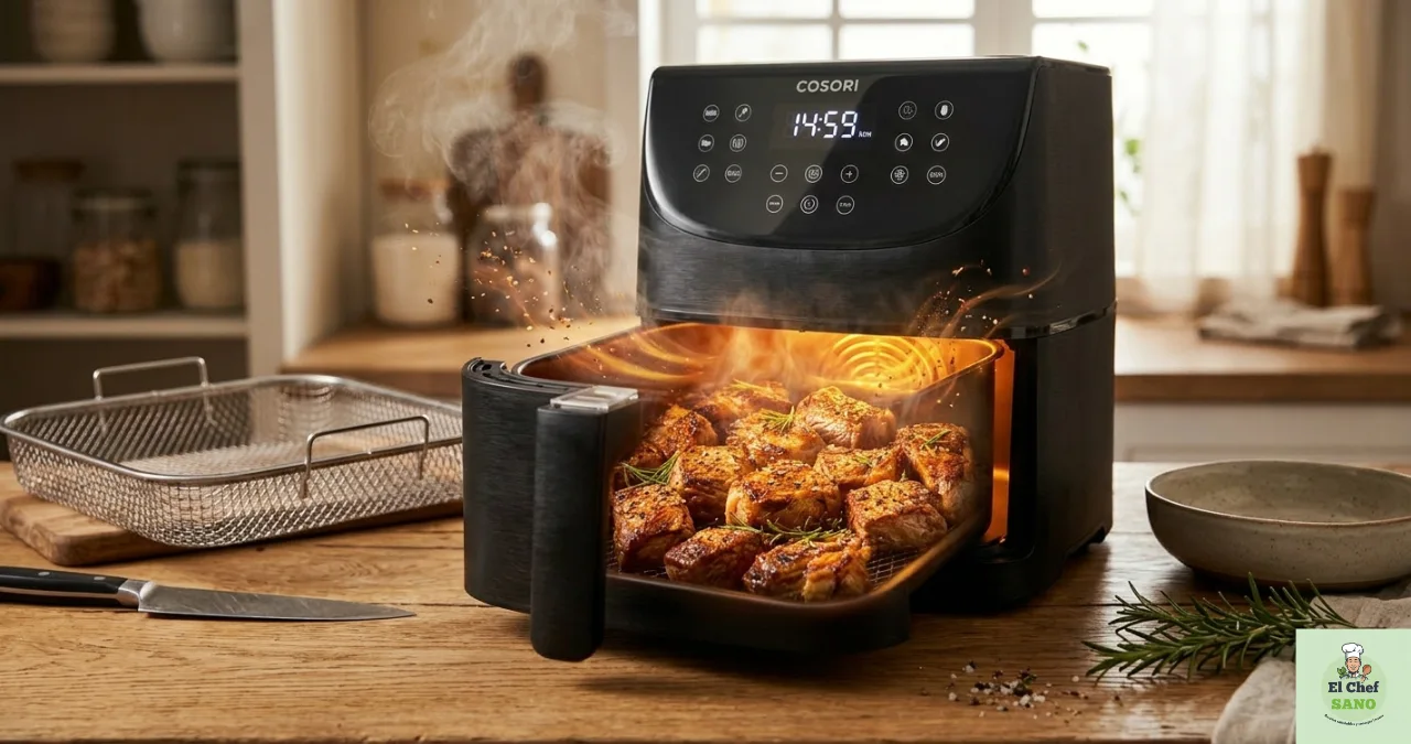 cocinar carne en airfryer