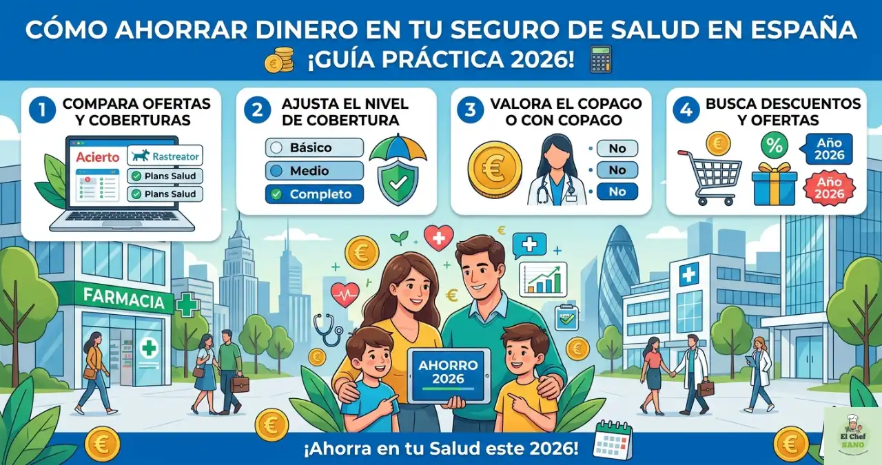 como ahorrar dinero con tu seguro de salud en España 2026
