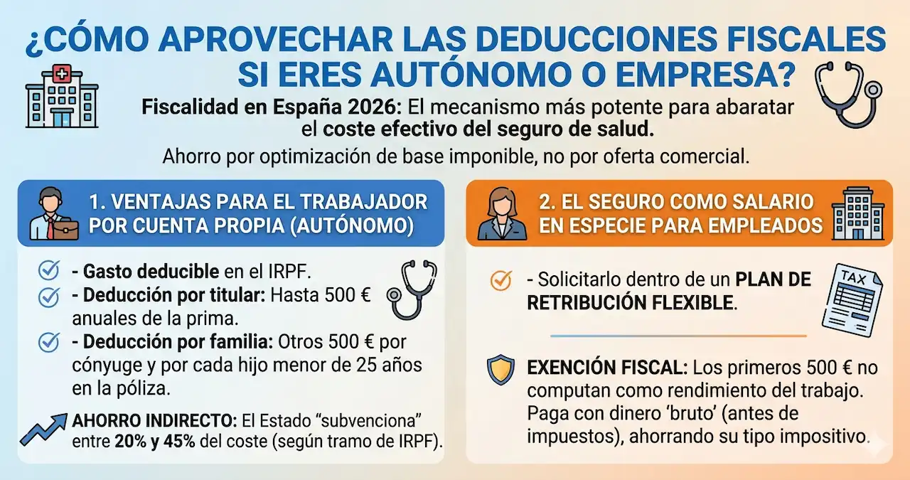 como aprovechar las deducciones si eres autónomo o empresa