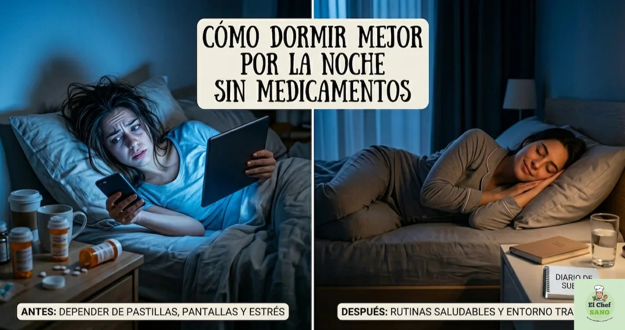 como dormir mejor por la noche sin medicamentos