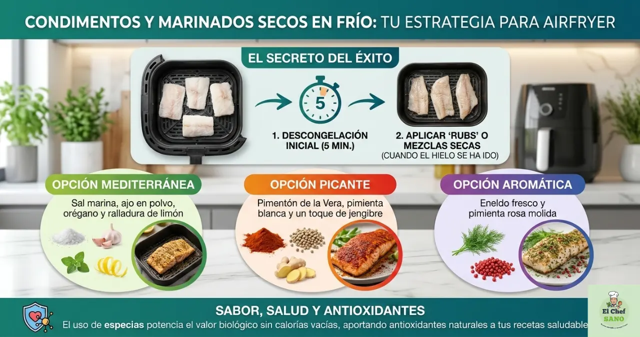 condimentos y marinados airfryer
