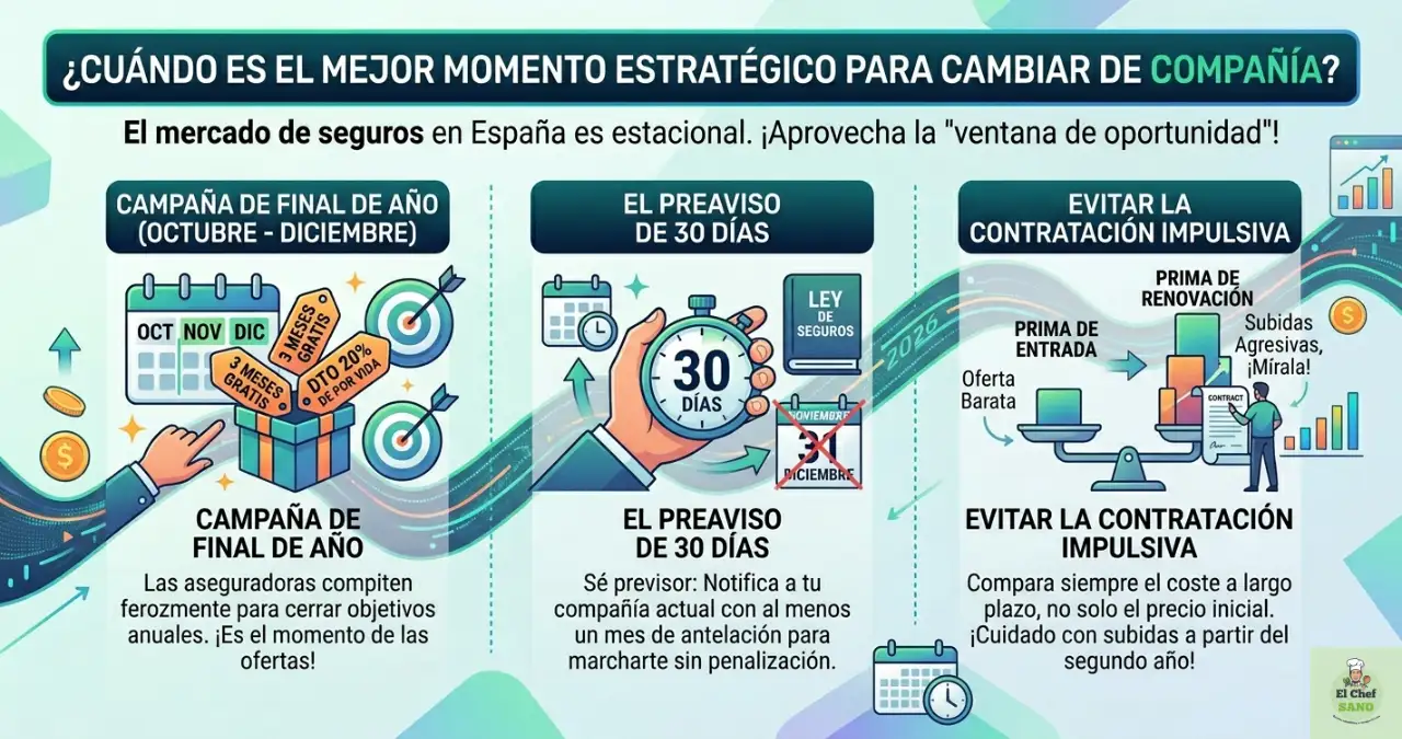 cuál es el mejor momento para cambiar de compañía