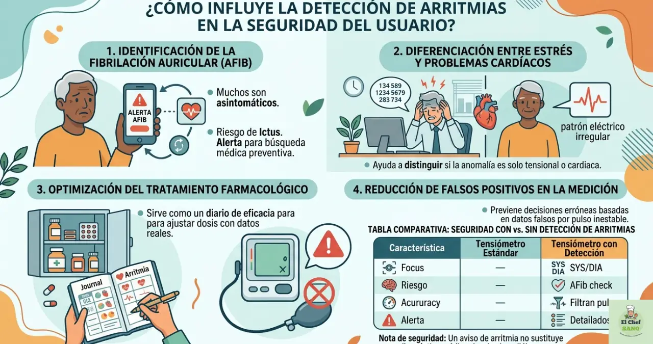 detector de arritmias para personas mayores