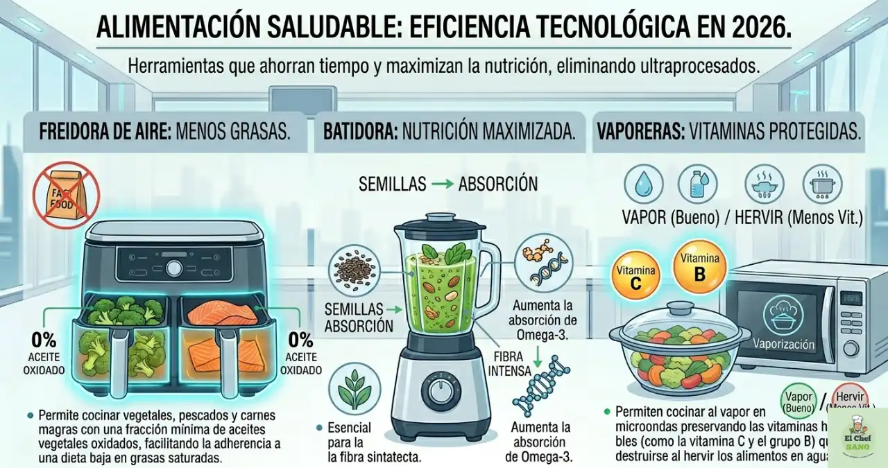 herramientas de cocina para automatizar