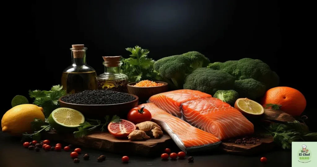 marinado para salmón