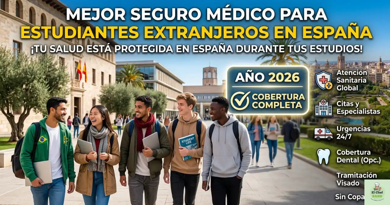 mejor seguro médico para estudiantes extranjeros en España 2026
