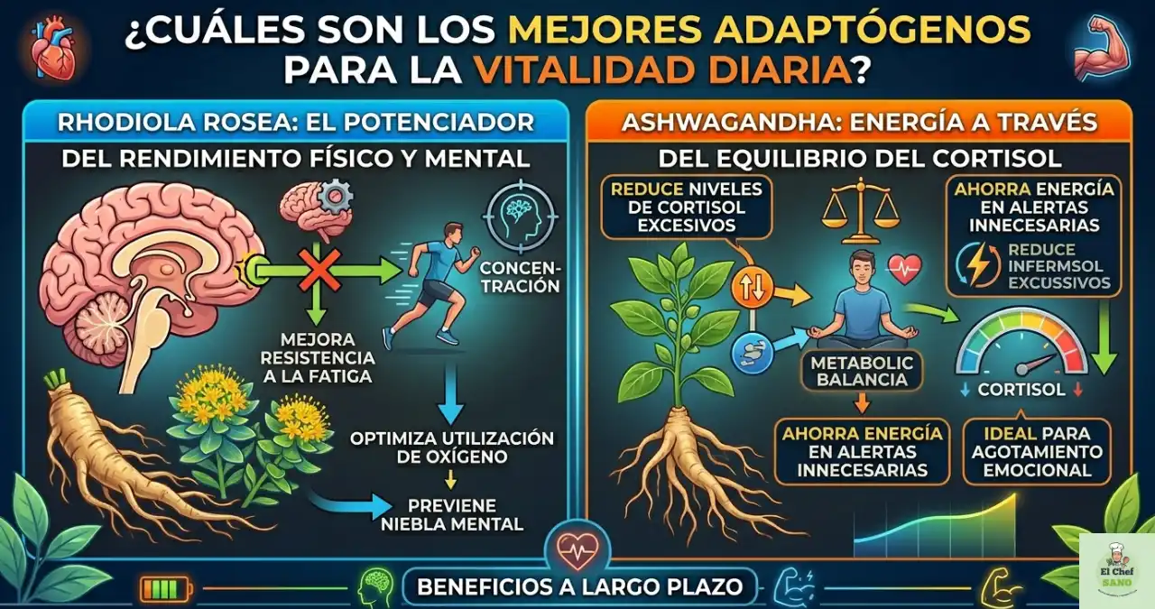 mejores adaptógenos para la vitalidad diaria