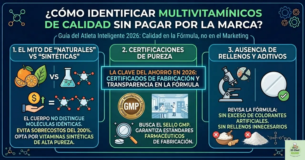 multivitamínicos de calidad sin marca