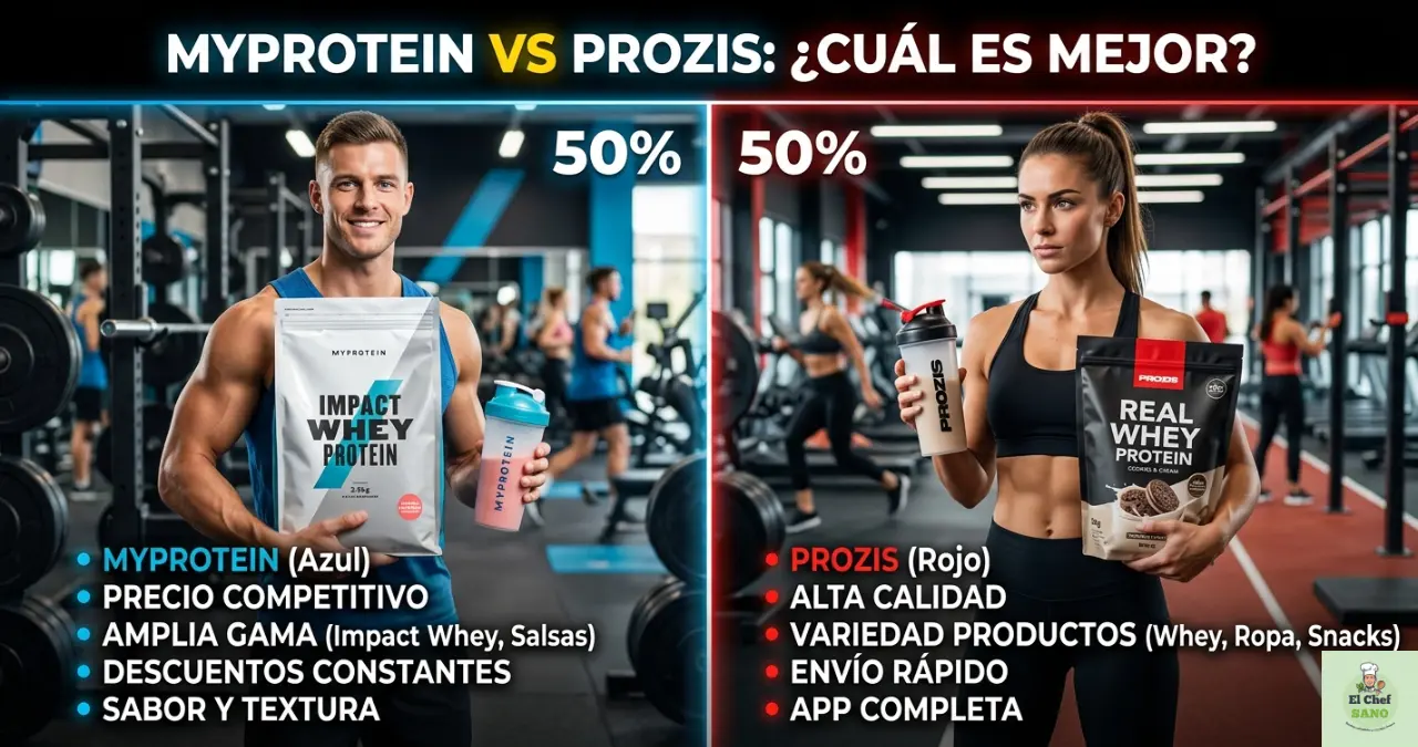 myprotein vs prozis cuál es mejor
