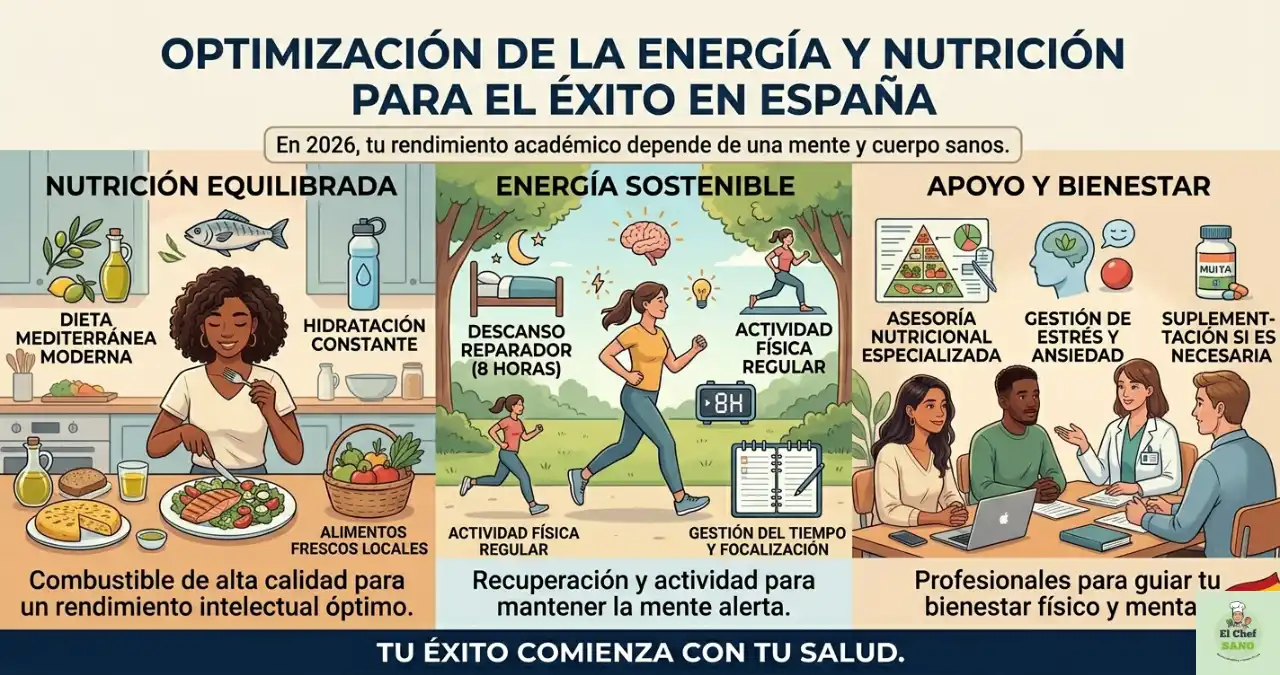 optimización de la energía y nutrición para el éxito en España
