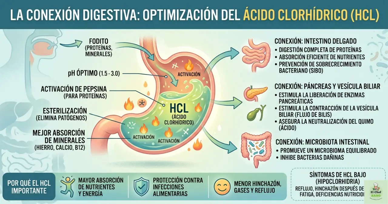 optimización del ácido clorhídrico