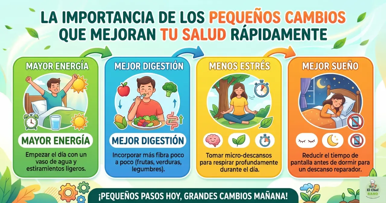 pequeños hábitos para mejorar la salud
