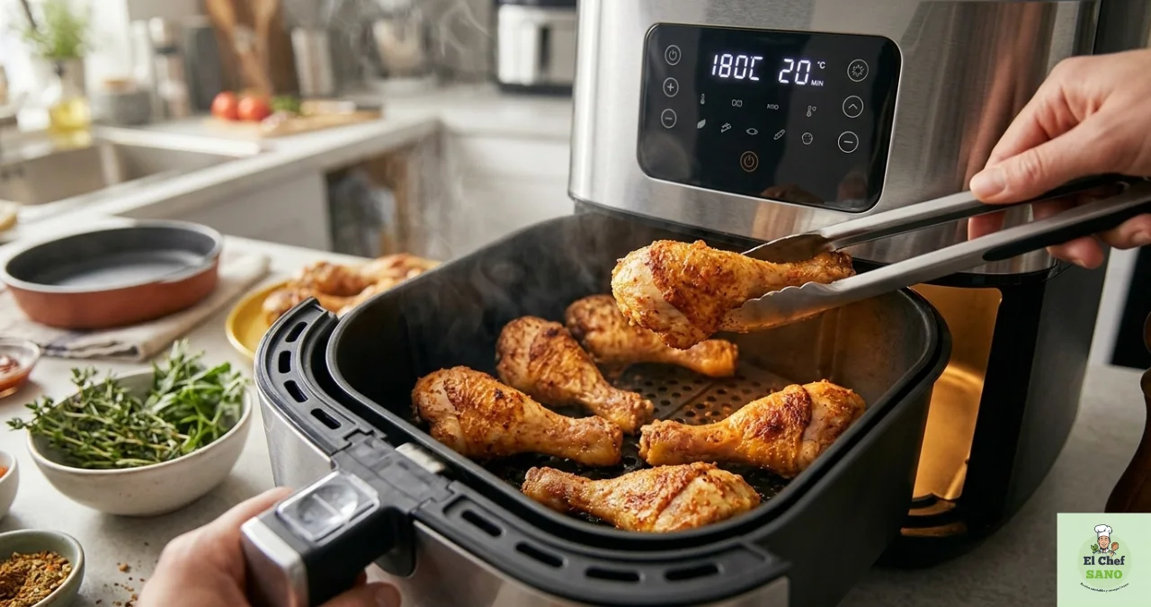 pollo en airfryer