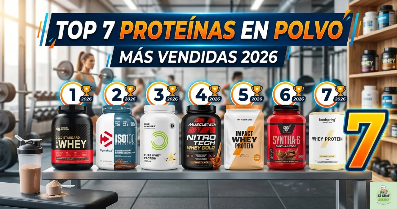 proteína en polvo más vendidas 2026