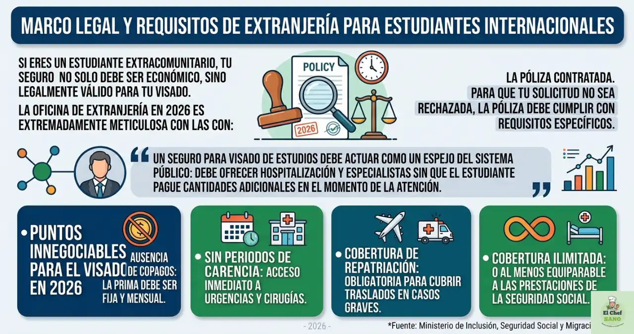 requisitos de extranjeros para estudiantes internacionales en España 2026