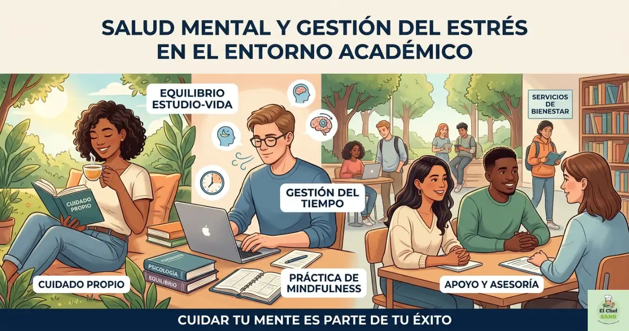 salud mental y gestión del estrés en el entorno académico en España 2026