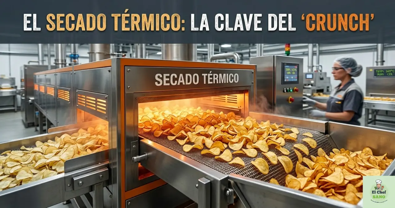 secado térmico de patatas