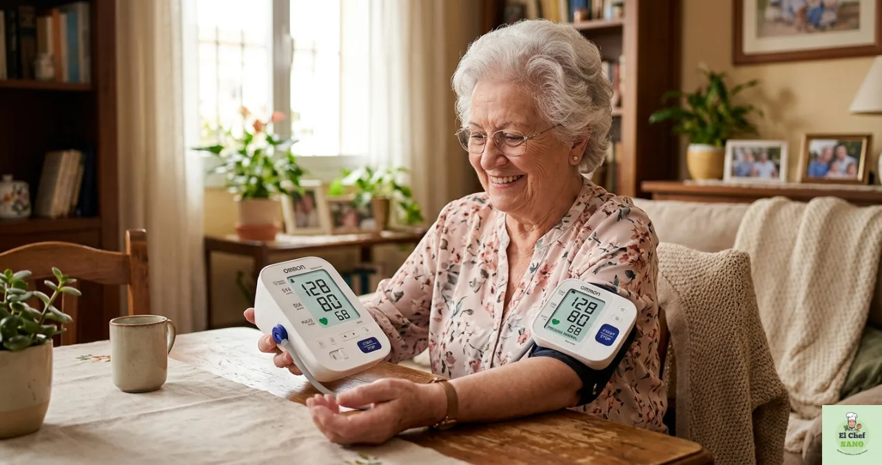 Tensiómetro fácil de usar para mayores