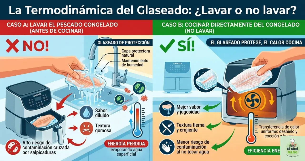 termodinámica del glaseado